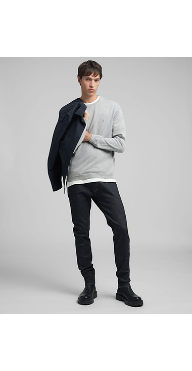 R刺しゅうコットンプルオーバー